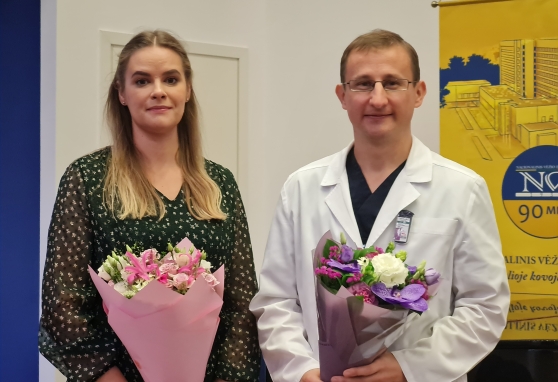 Per vieną dieną – NVI du nauji mokslų daktarai: sveikiname dr. Karoliną Žilionytę ir dr. Jurą Kišoną!